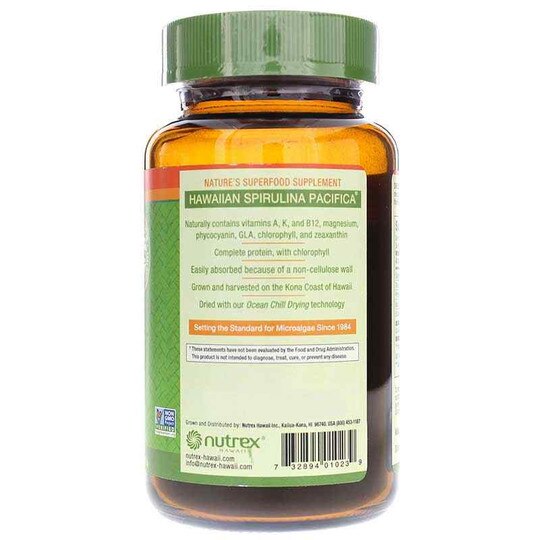 Pure Hawaiian Spirulina Powder, NXH